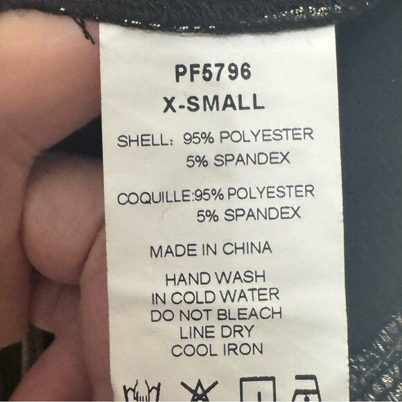 Elan Metallic Gold V-Neck Dress Women’s XS Dolman Sleeve Cocktail Party Mini - Picture 5 of 8